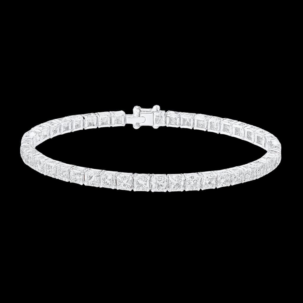 White gold diamond tennis bracelet
